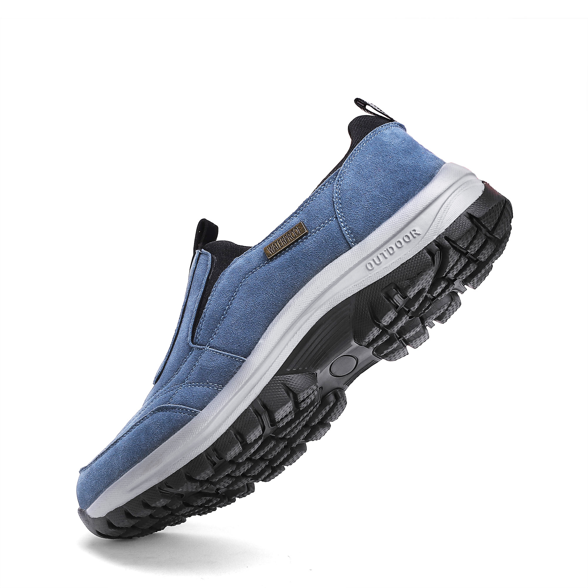 2025 Men's Lightweight Extra Wide Width Orthopedic Hands-Free Foot Pain Relief Slip-on Shoes