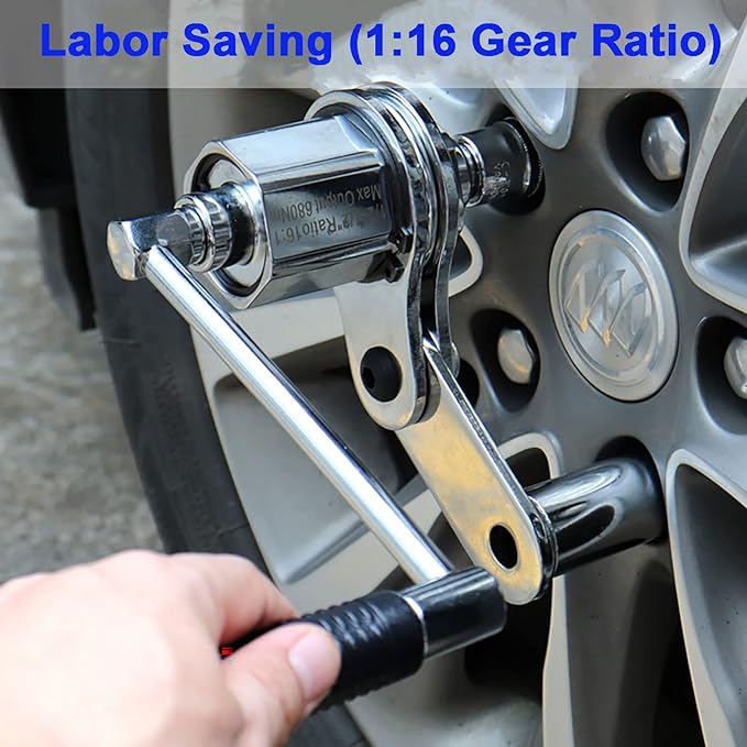 Torque Multiplier, Heavy Duty Torque Multiplier Wrench Set for Lug Nut Remover 1/2 Driver 1:16 Labor Saving Wrench