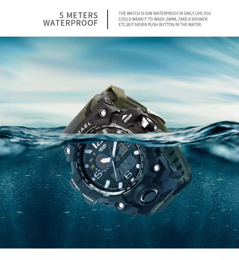 Military forces Waterproof sports watch