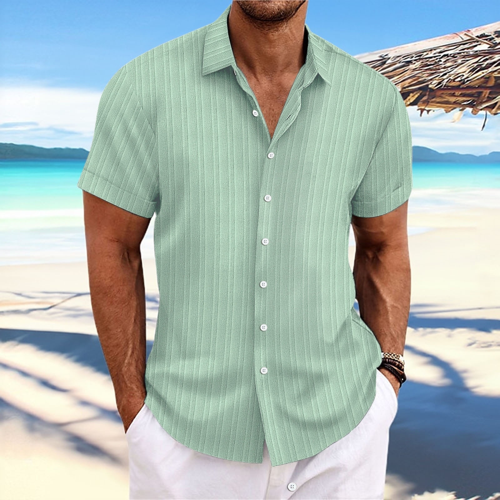 🔥Hot Sale🔥 Men's Cotton And Linen Comfortable Shirt