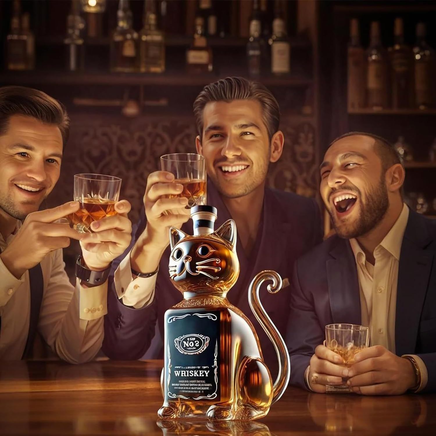 🔥Last Day 50% OFF🔥Exquisite Appearance Whiskey Glass Bottle (Buy 2 Free Shipping)