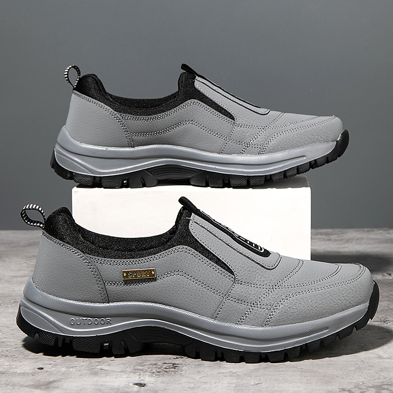 2025 Men's Lightweight Extra Wide Width Orthopedic Hands-Free Foot Pain Relief Slip-on Shoes