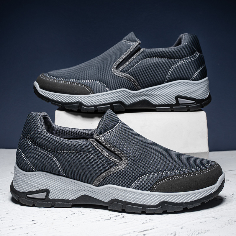 Men's Comfy Arch Support Waterproof Lightweight Handmade Orthopedic Genuine Leather Shoes