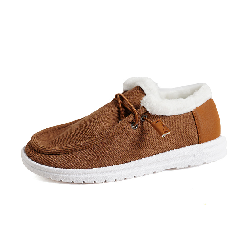 Orthoture's Winter Round-Toe Flats,Breathable Orthopedic Slip On Walking Shoes.