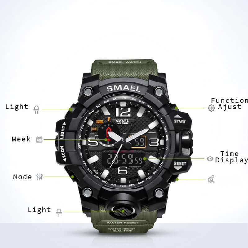 Military forces Waterproof sports watch