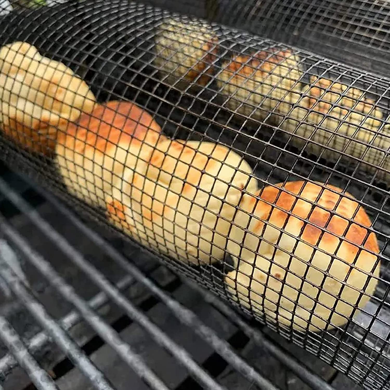 🔥BUY MORE SAVE MORE🔥Rolling Grilling Basket✨