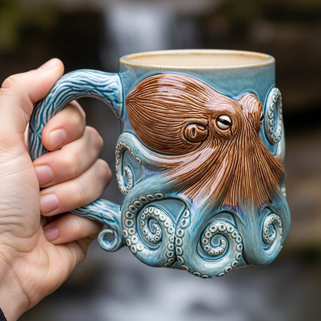 Ocean Animal 3D Coffee Mug