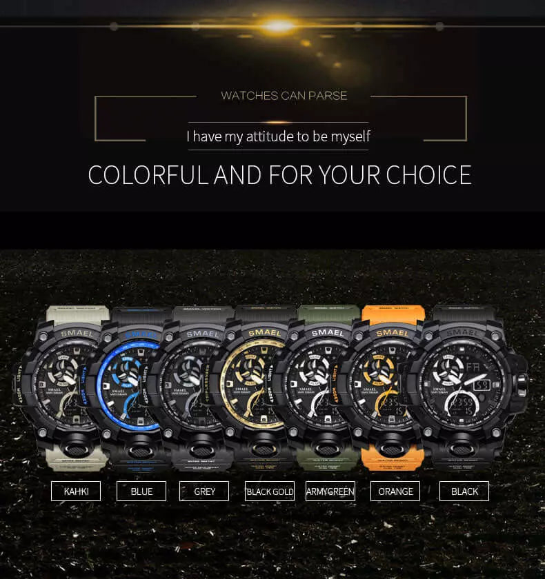 Military forces Waterproof sports watch