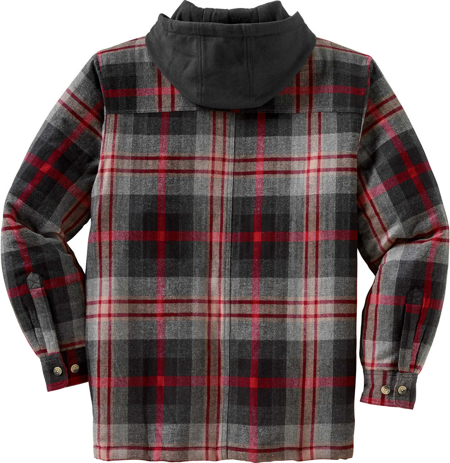 Men's Maplewood Hooded Flannel Shirt Jacket