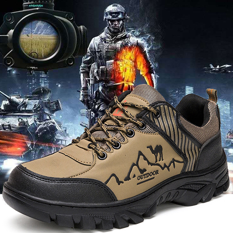 Men's Stylish Waterproof Non-slip Outdoor Hiking Shoes