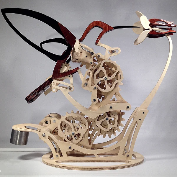 🔥Hot Sale 49% OFF🔥3D Wooden Mechanical Hummingbird🐦