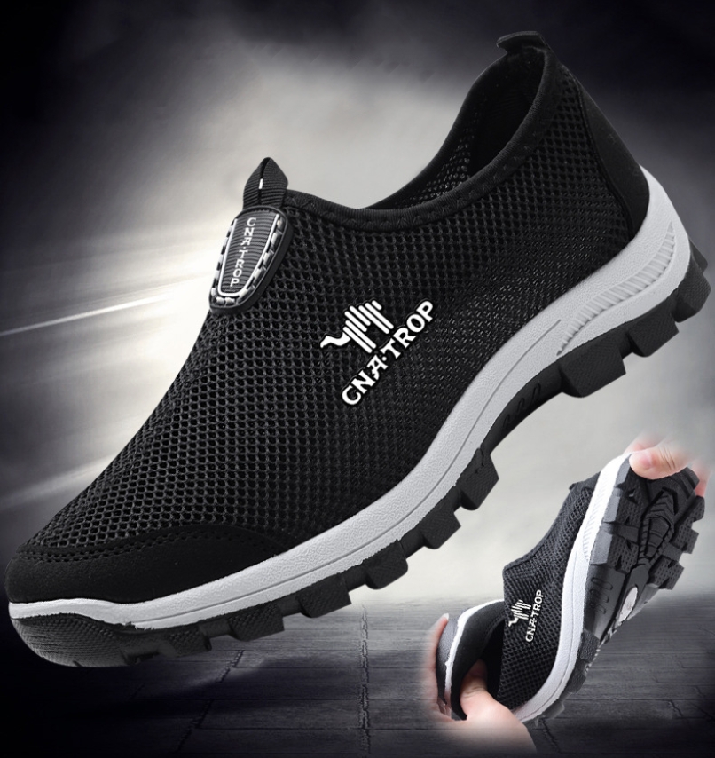 Men's Arch Support & Breathable and Light & Non-Slip Shoes - Proven Plantar Fasciitis, Foot and Heel Pain Relief