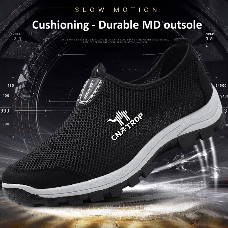 Men's Arch Support & Breathable and Light & Non-Slip Shoes - Proven Plantar Fasciitis, Foot and Heel Pain Relief