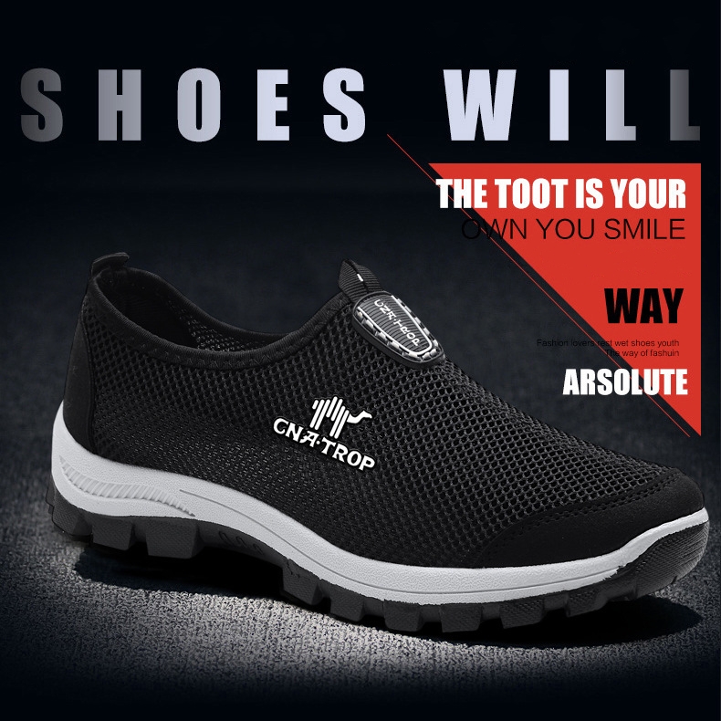 Men's Arch Support & Breathable and Light & Non-Slip Shoes - Proven Plantar Fasciitis, Foot and Heel Pain Relief