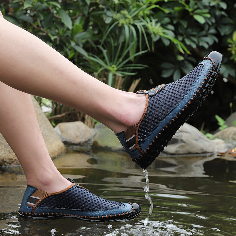 NOW 70% DISCOUNT - SUMMER ARCH SUPPORT, NON-SLIP OUTDOOR MESH SLIP-ON LOAFERS