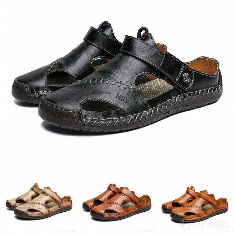 🔥HOT SALE🎁--60% OFF 🎉 Men's Casual Breathable Handmade Leather Sandals
