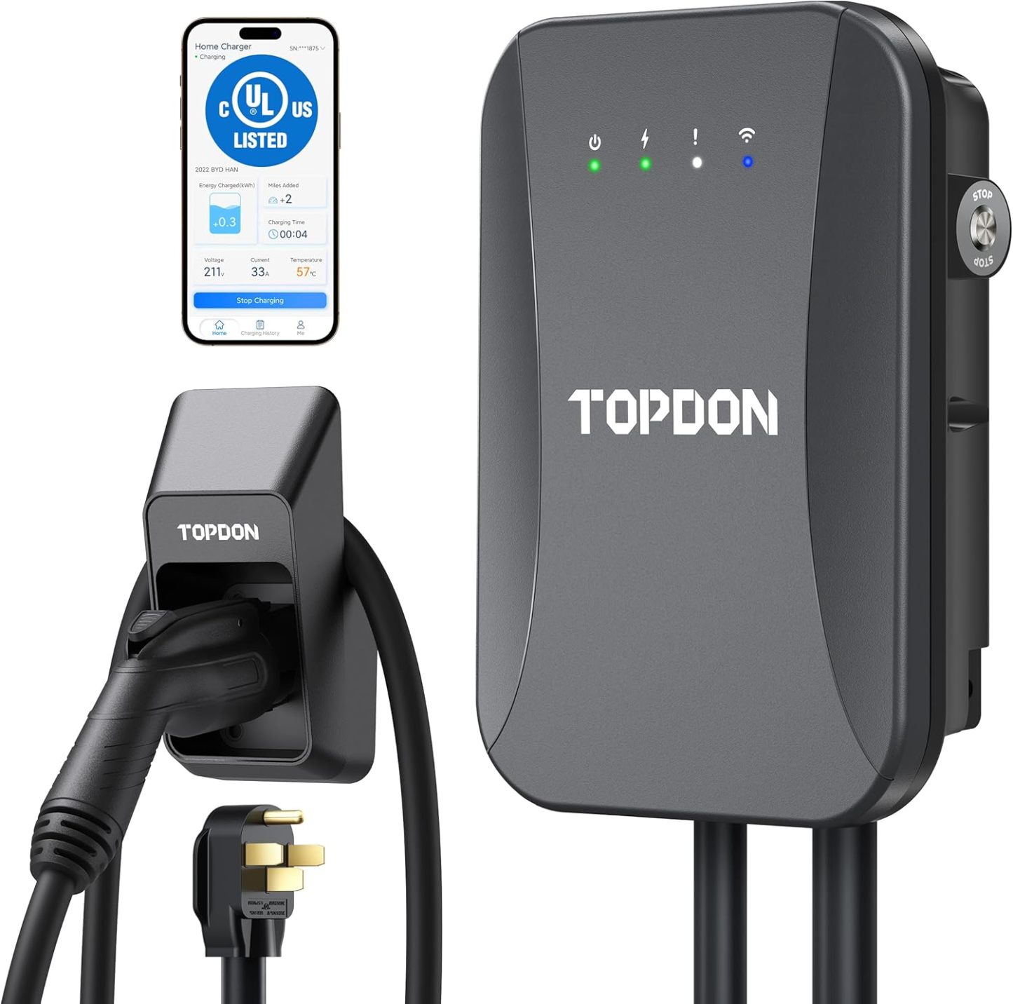 TOPDON PulseQ AC Portable NEMA14-50