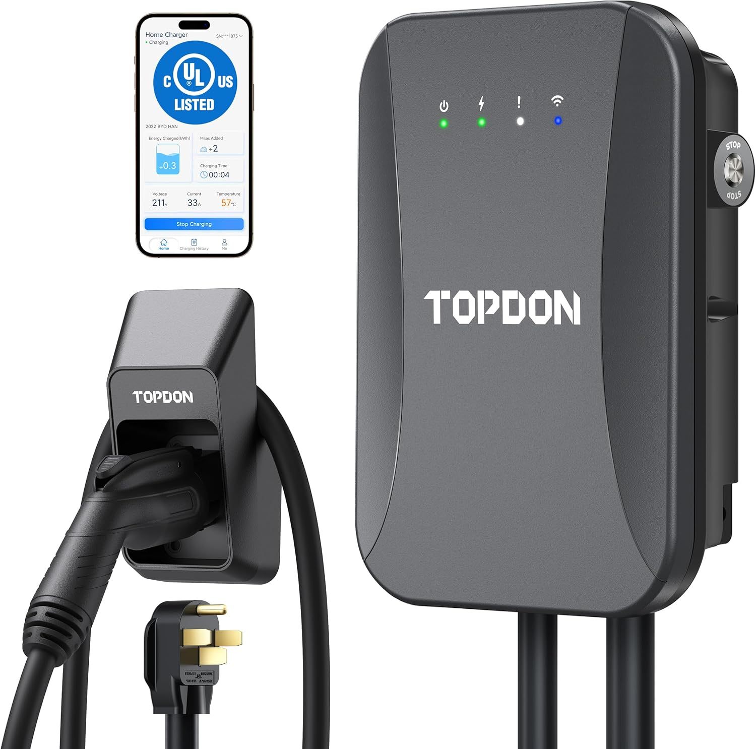 TOPDON PulseQ AC Portable NEMA14-50