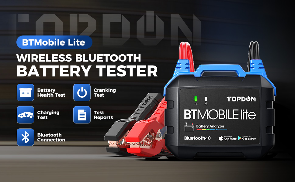 BLUETOOTH CAR BATTERY TESTER 