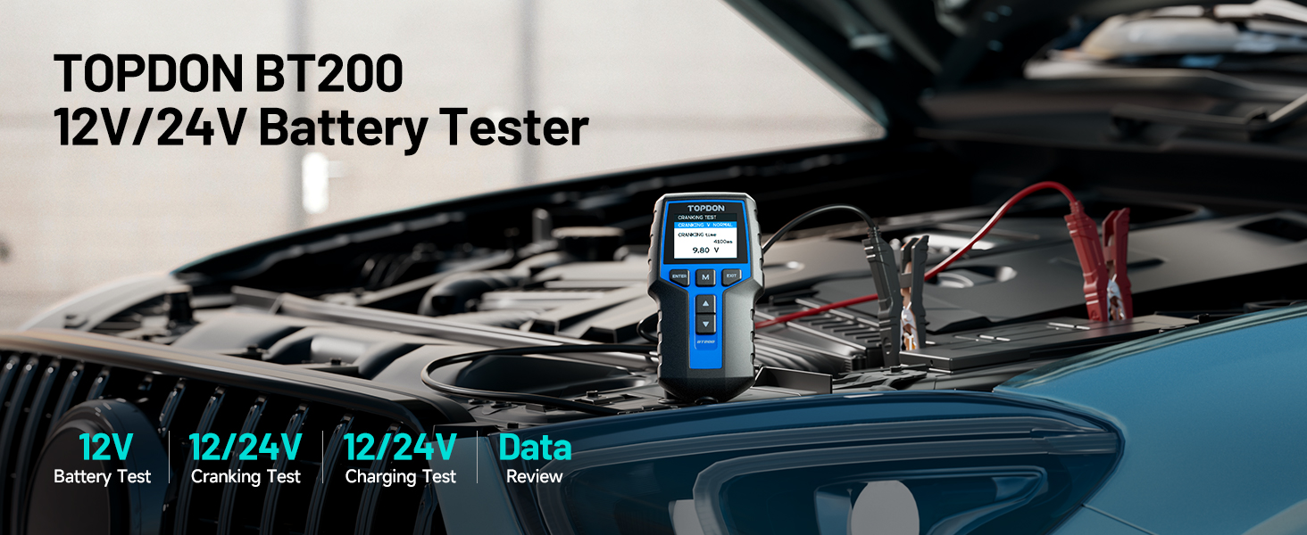 TOPDON BT200 12V/24V Battery Tester
