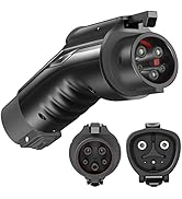 TOPDON Tesla to J1772 Adapter Max 48 Amp 250V with Anti-Drop Lock, Fit for All J1772 EVs, Compati...