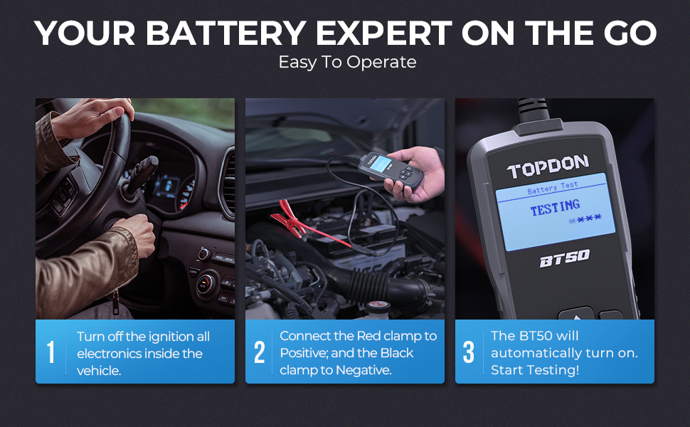 TOPDON BATTERY TESTER