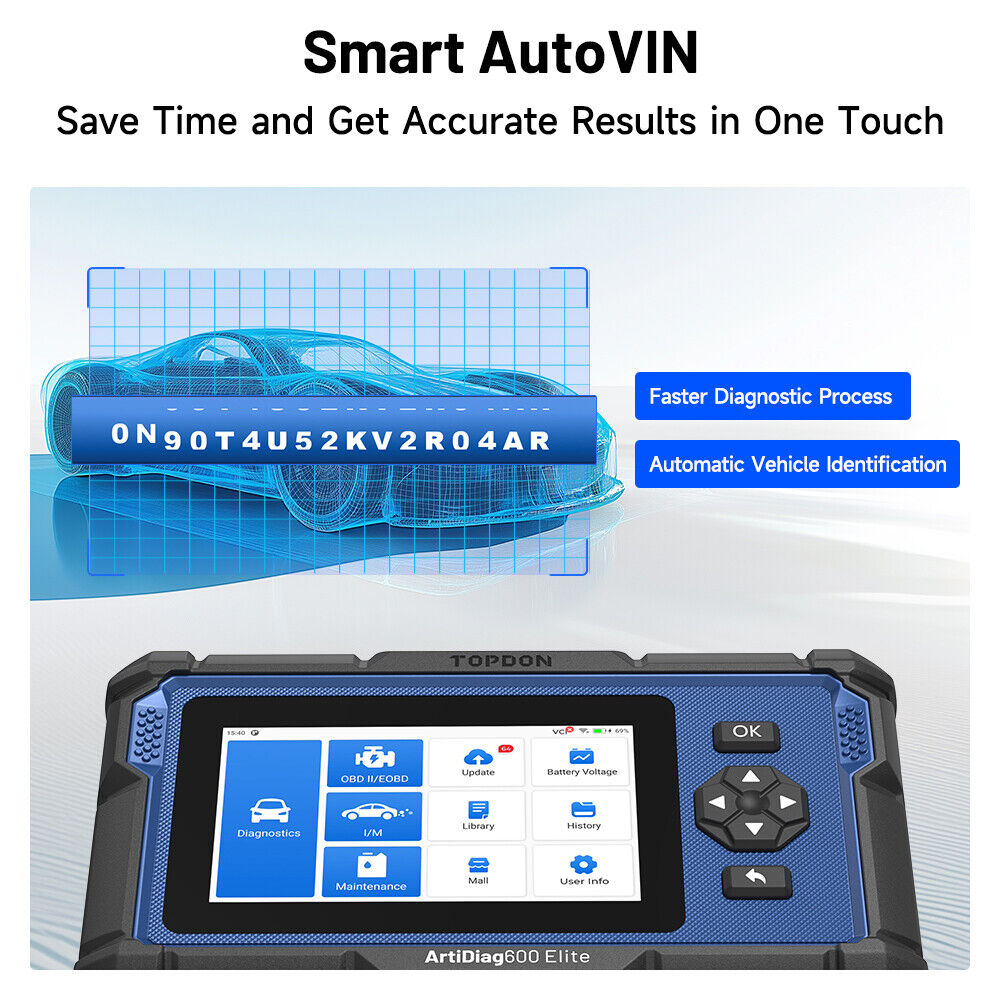 自動車診断機　TOPDON ARTIDIAG 600S OBDⅡ ArtiDiag600 S – TOPDON USA