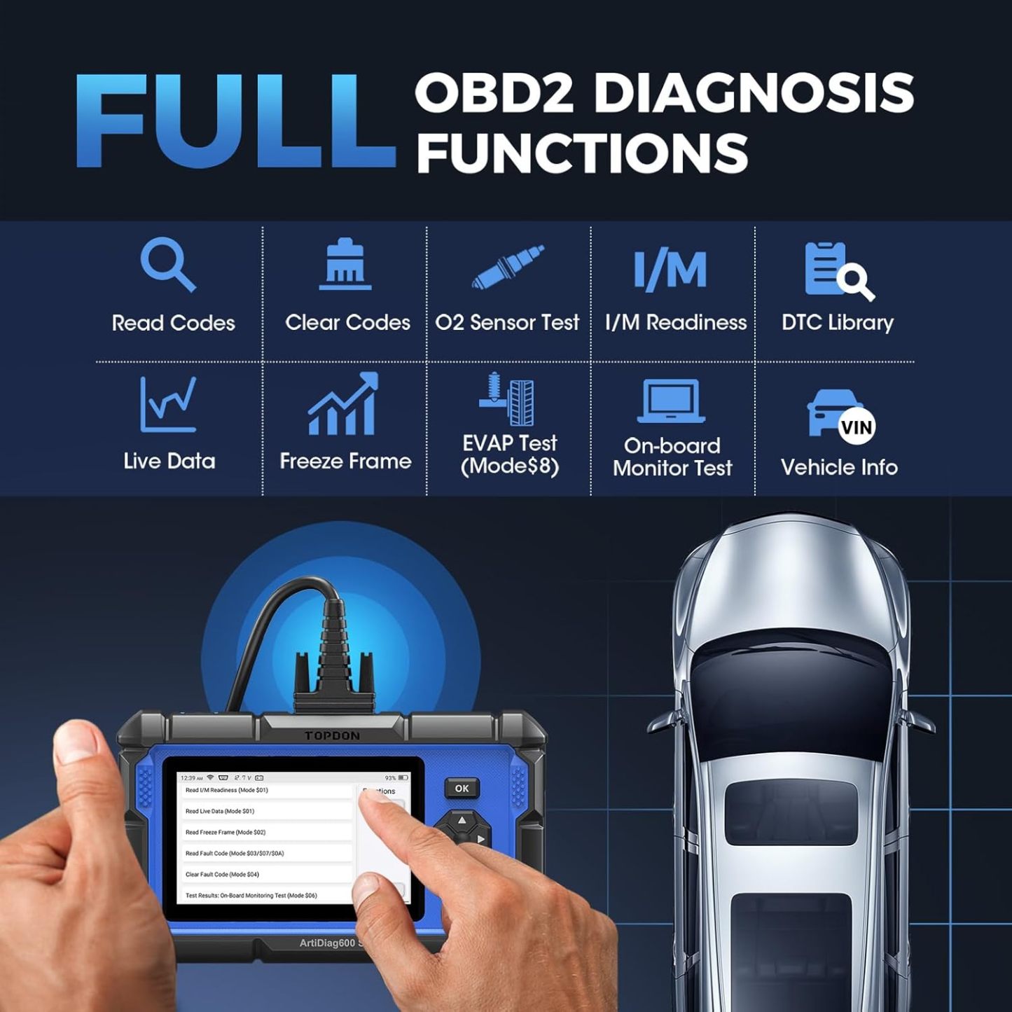 TOPDON AD600S OBD2 Scanner