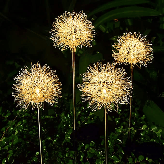 Last Day 49%OFF💕Waterproof  Solar Garden Dandelion Lamp