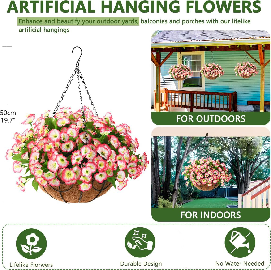 💐$9.98 On Sale Only Today ✨UV Simulation Artificial Petunias