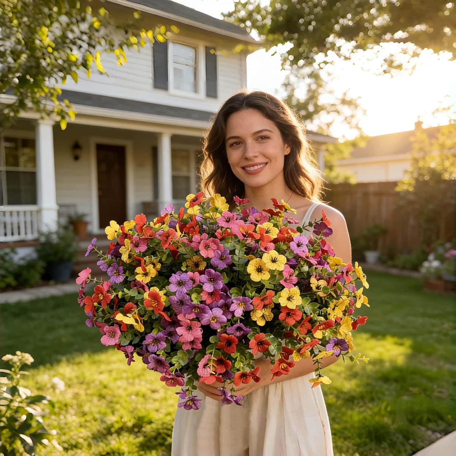 🌸$1.99 On Sale Only Today 🔥-UV Resistant Colorful Artificial Flower