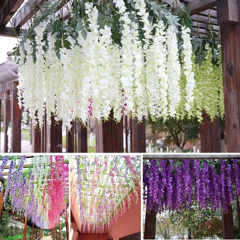 💐Super Value Set(60% OFF) ✨Artificial Wisteria Vine Rattan（12PCS）