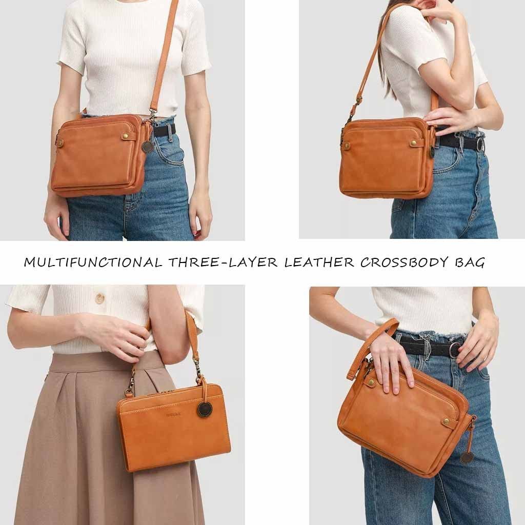 🔥Hot Sale 50% OFF-Crossbody Leather Shoulder Bags and Clutches