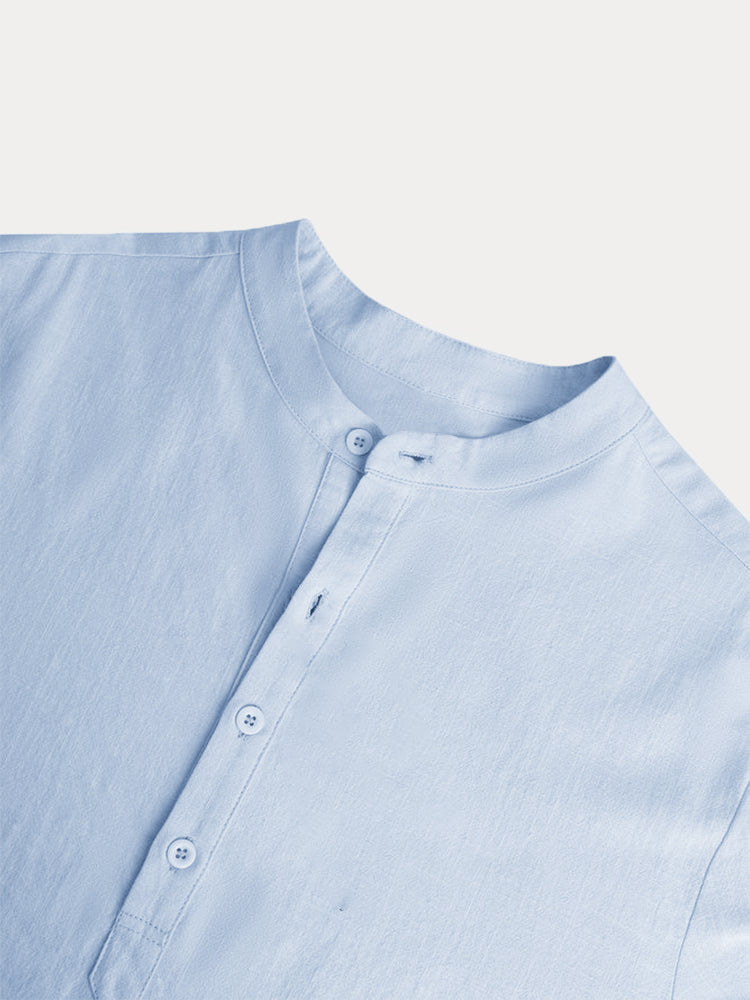 🔥 Recommended to buy 3 pieces 🔥Men's  Cotton Linen Casual Long Sleeve Shirt