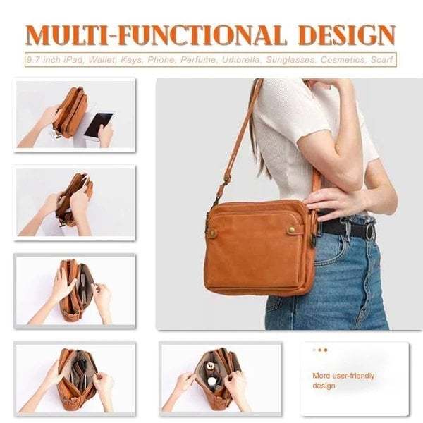 🔥Hot Sale 50% OFF-Crossbody Leather Shoulder Bags and Clutches