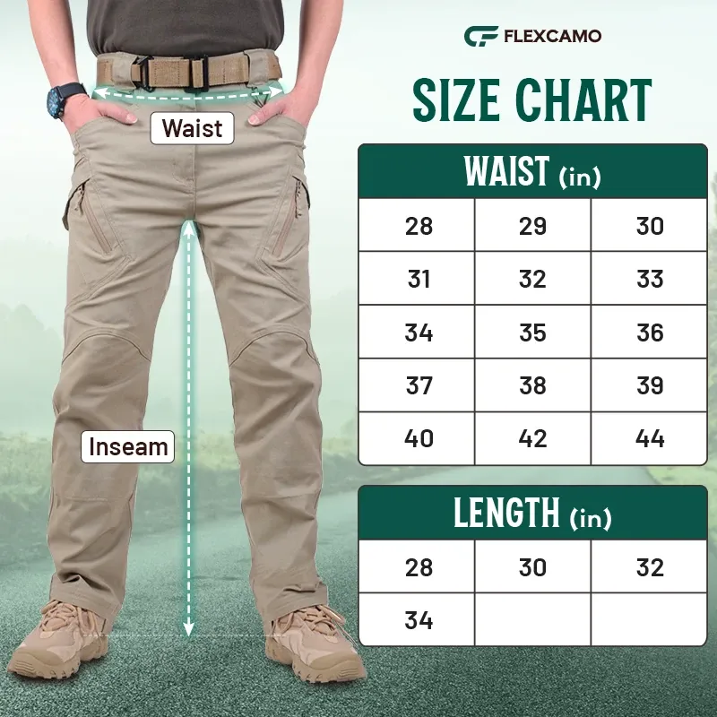 FlexCamo - Tactical Waterproof Pants