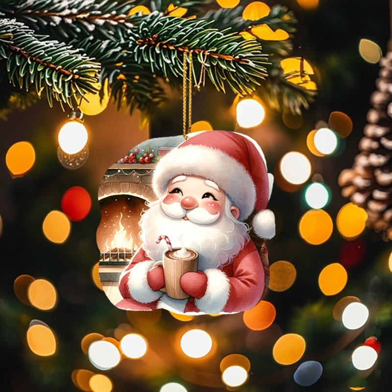 2024 New Christmas Tree Decoration Santa Claus Decoration