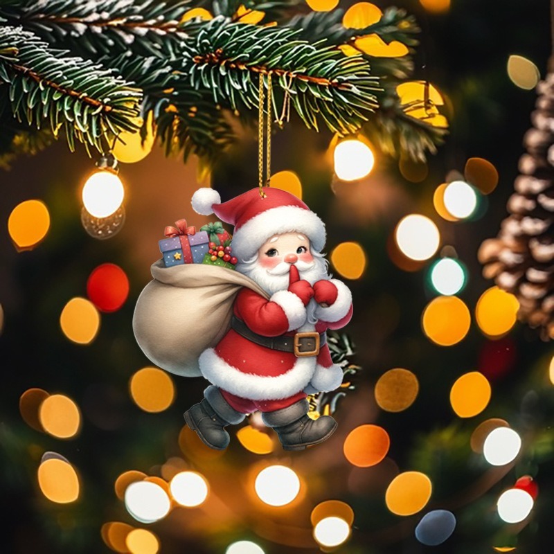 2024 New Christmas Tree Decoration Santa Claus Decoration