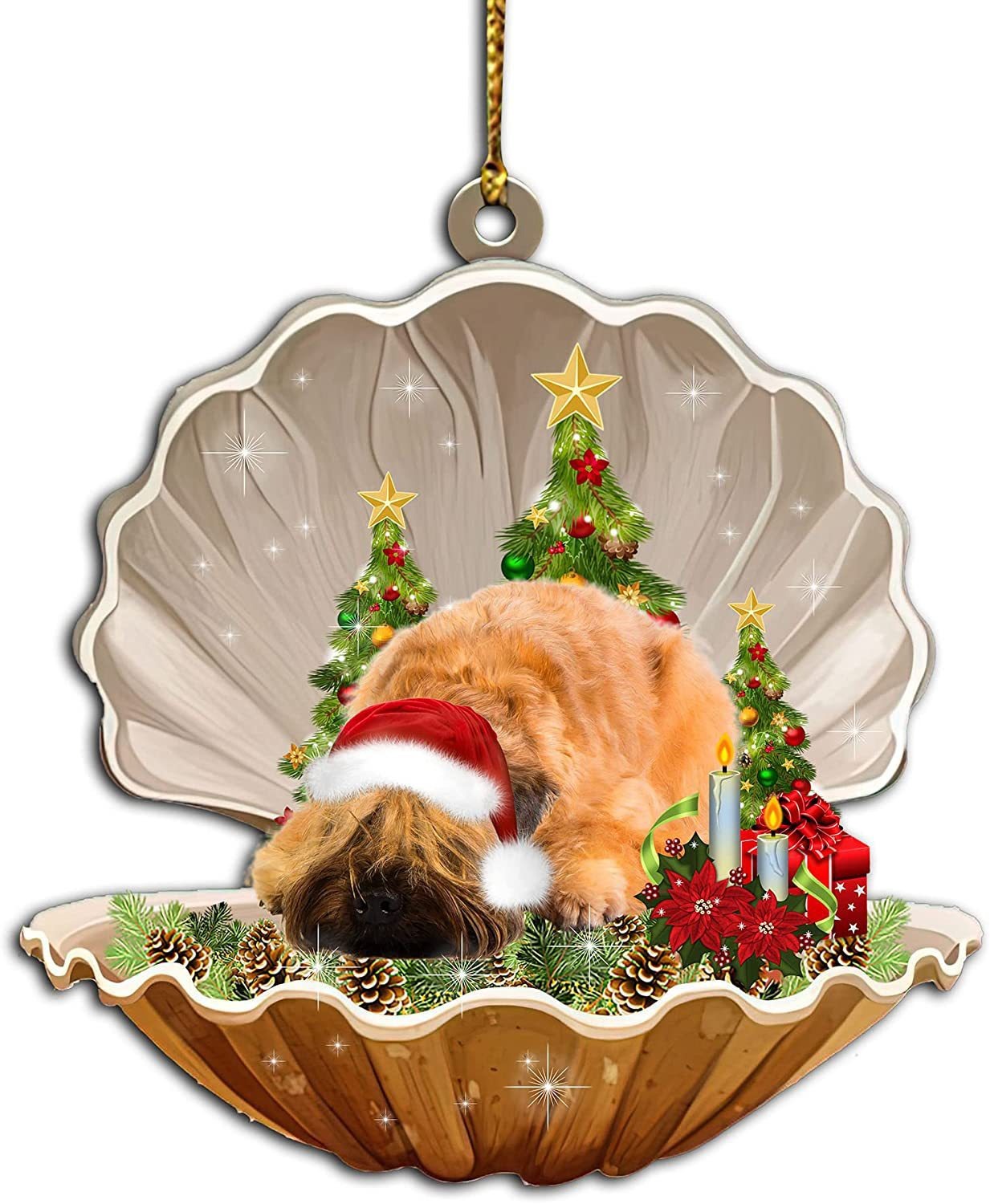 2024 Christmas Party Sleeping Dog Decoration