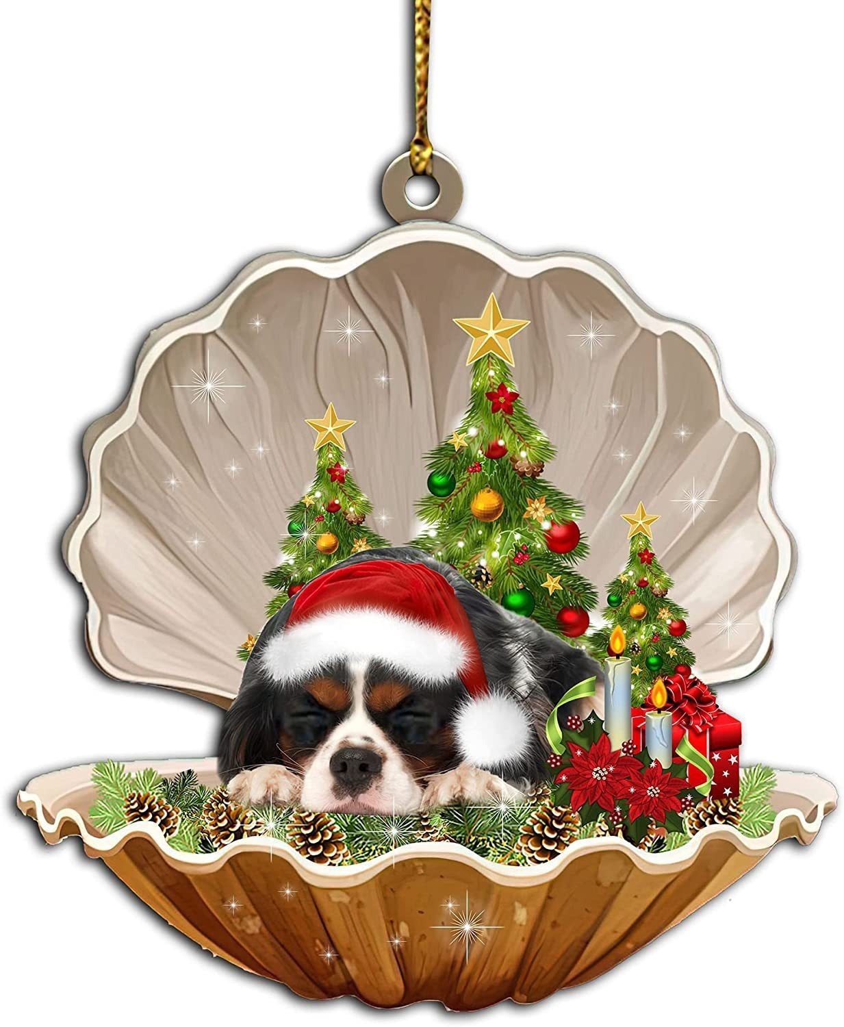 2024 Christmas Party Sleeping Dog Decoration
