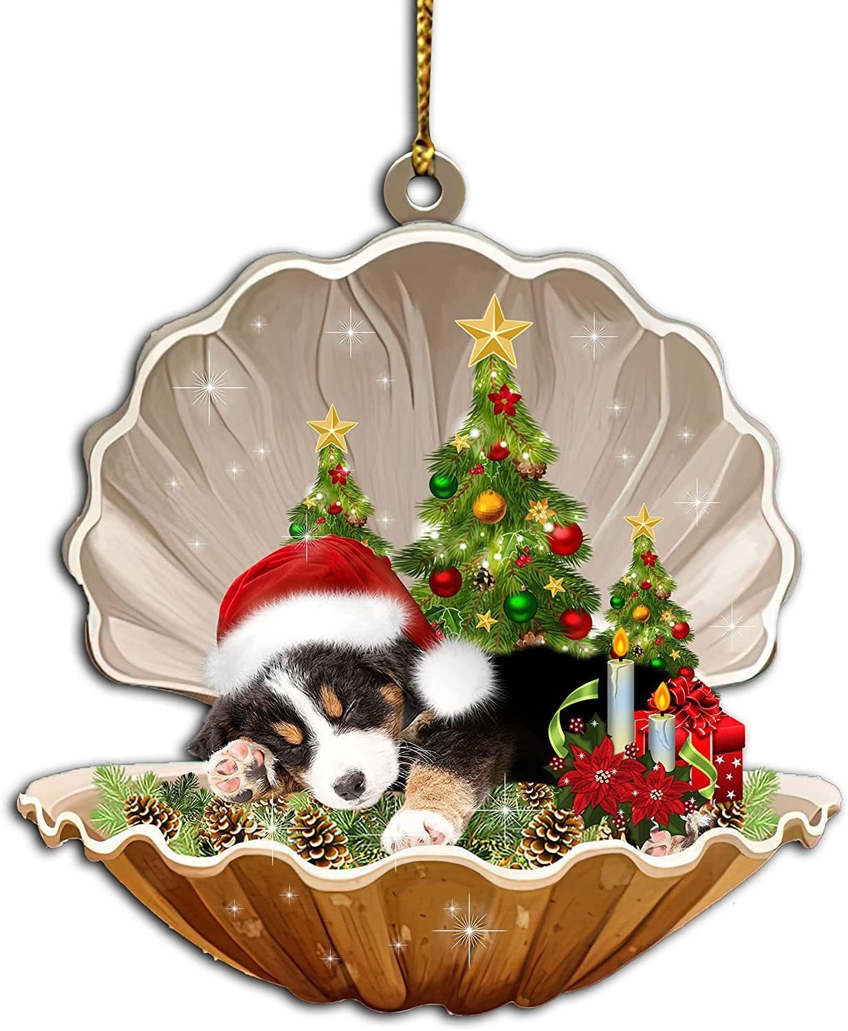 2024 Christmas Party Sleeping Dog Decoration