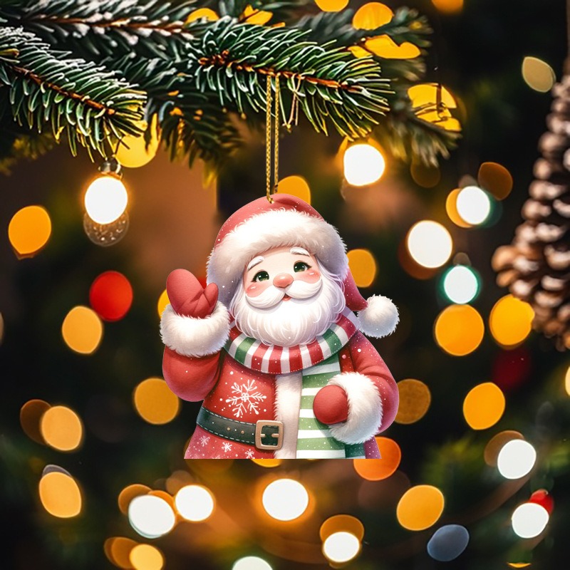 2024 New Christmas Tree Decoration Santa Claus Decoration