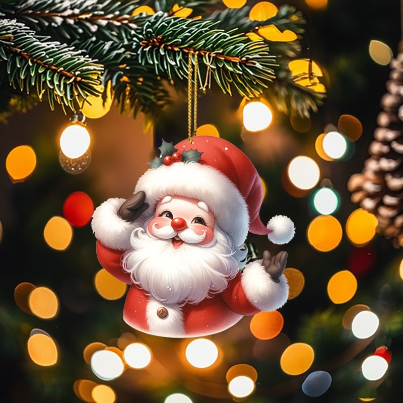2024 New Christmas Tree Decoration Santa Claus Decoration