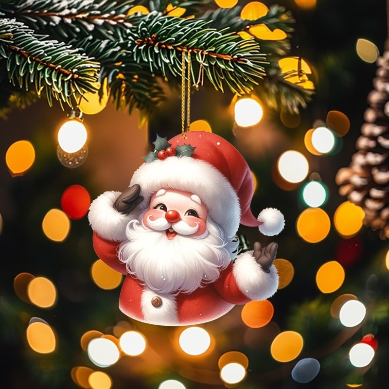 2024 New Christmas Tree Decoration Santa Claus Decoration