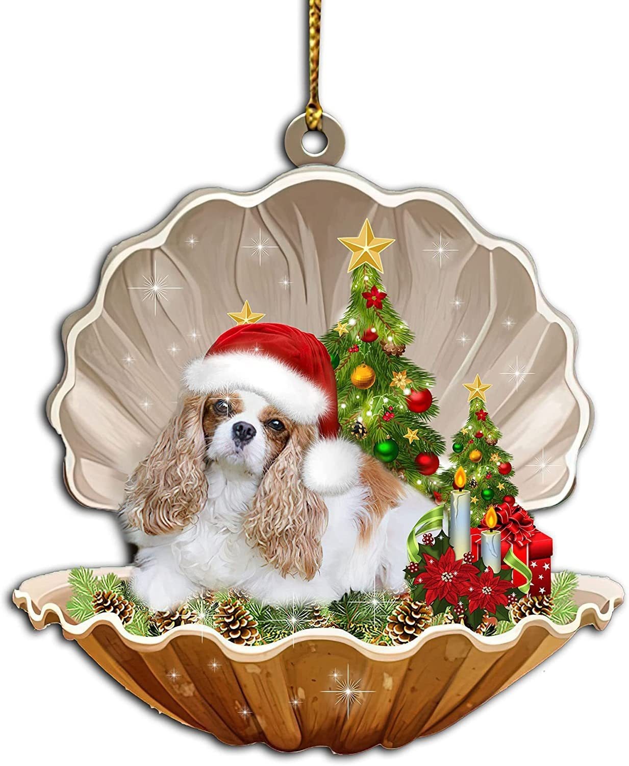 2024 Christmas Party Sleeping Dog Decoration