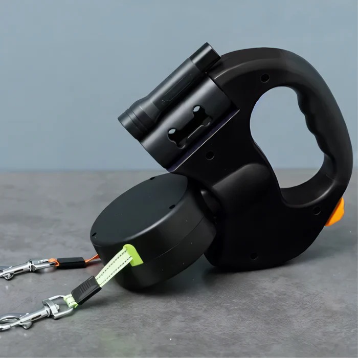 Dual Dog Leash with Tangle-Free Swivel