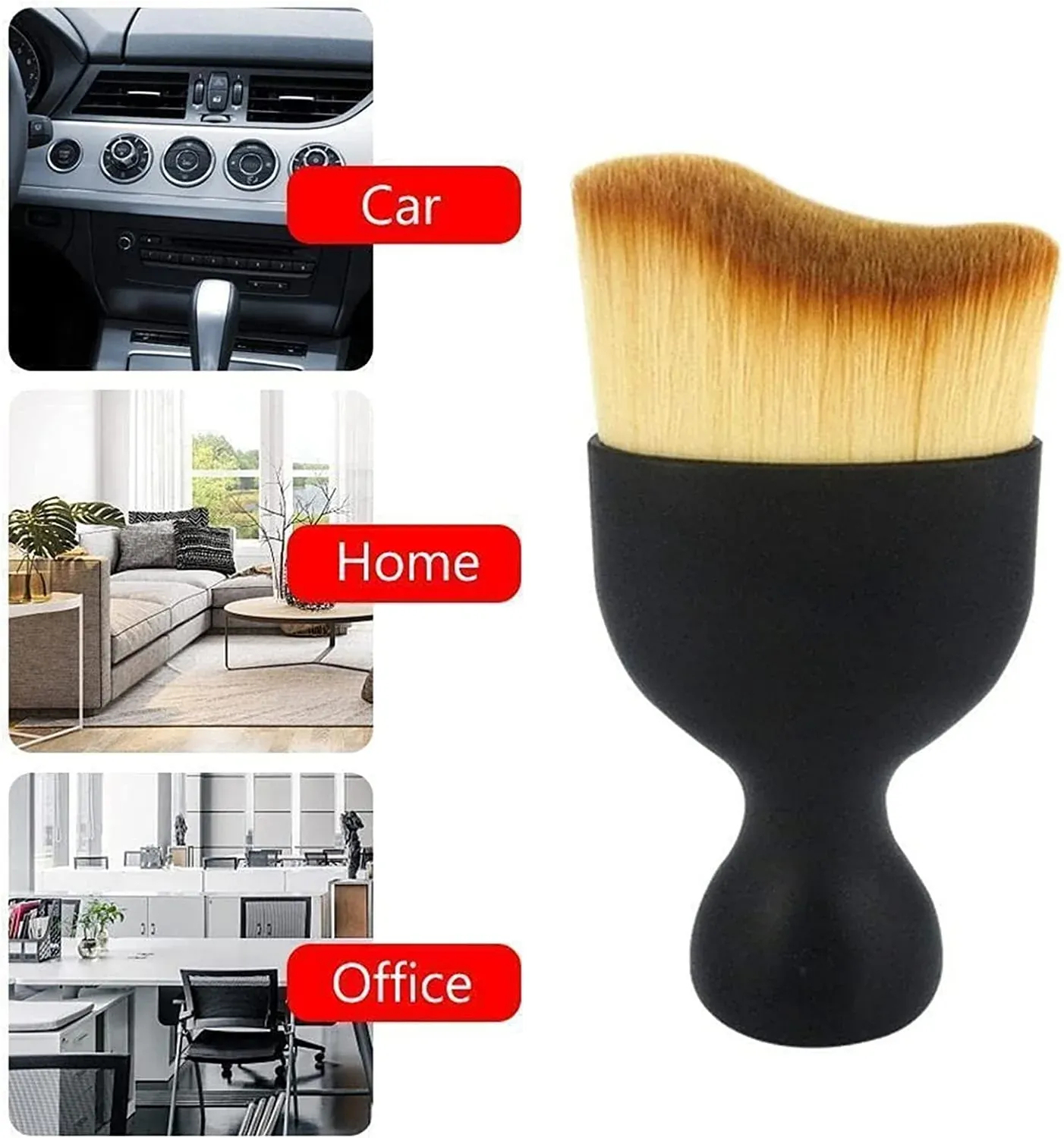 🔥Hot sale🔥Exclusive logo car interior cleaning multi-tool brush(2PCS)