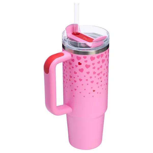 The Stanley 30 oz Stainless Steel H2.0 Flowstate Quencher Tumbler - Valentine's Day