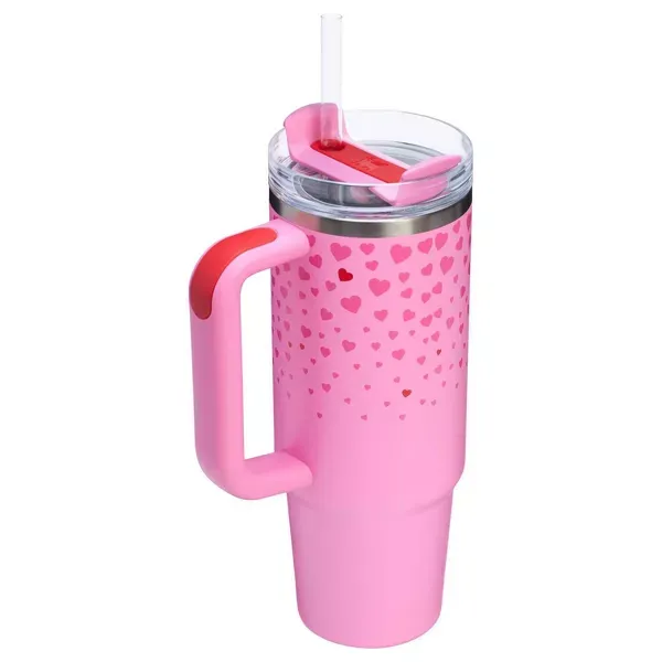 The Stanley 30 oz Stainless Steel H2.0 Flowstate Quencher Tumbler - Valentine's Day