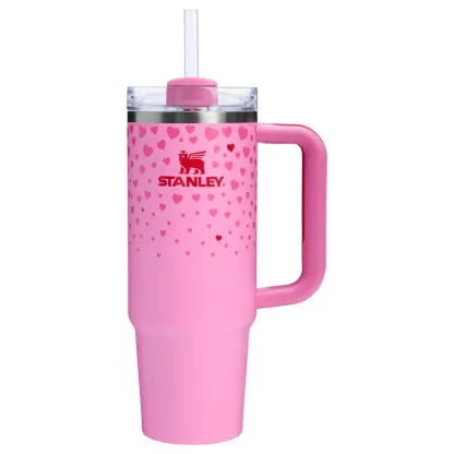 The Stanley 30 oz Stainless Steel H2.0 Flowstate Quencher Tumbler - Valentine's Day